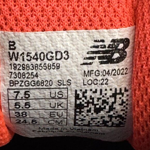 New Balance 1540v3 Shoes Womens Size 7.5 Gray Navy Running Stability ENCAP - Picture 10 of 11